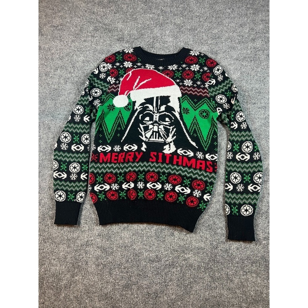 Adult Size SMALL Merry Sithmas Darth Vader Star Wars UGLY Christmas Sweater
